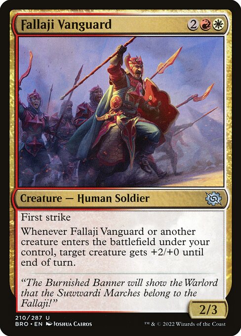 Fallaji Vanguard - The Brothers' War BRO - NM - 210 U