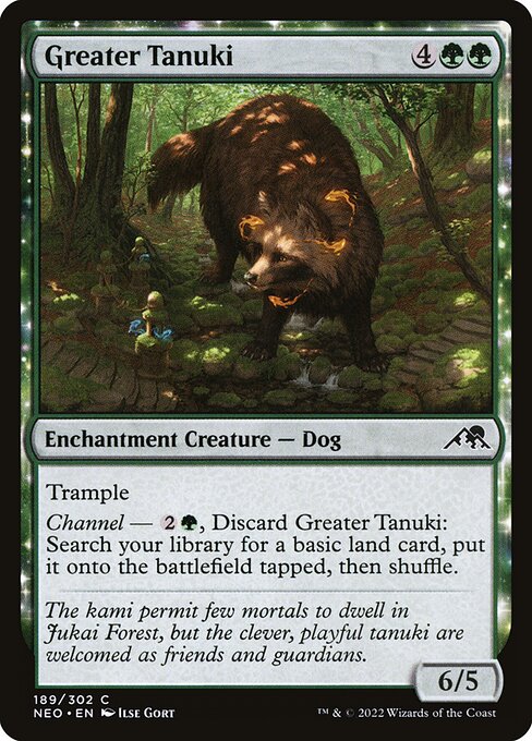 Greater Tanuki - Kamigawa: Neon Dynasty NEO - NM - 189 C