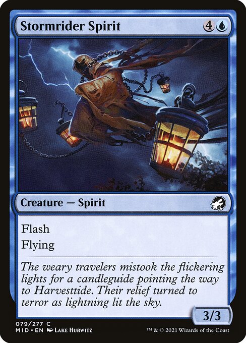 Stormrider Spirit - Innistrad: Midnight Hunt MID - NM - 079 C