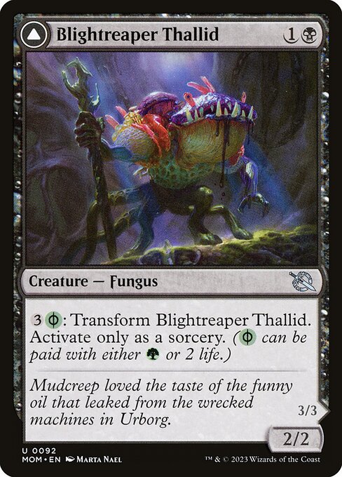 Blightreaper Thallid // Blightsower Thallid - March of the Machine MOM - NM - 0092 U