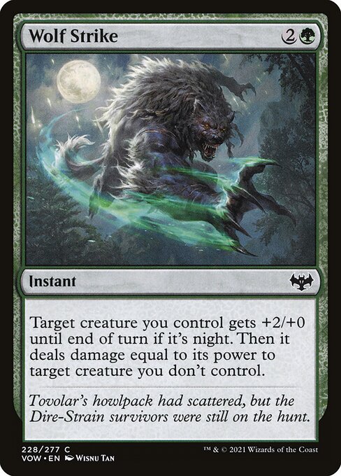 Wolf Strike - Innistrad: Crimson Vow VOW - NM - 228 C