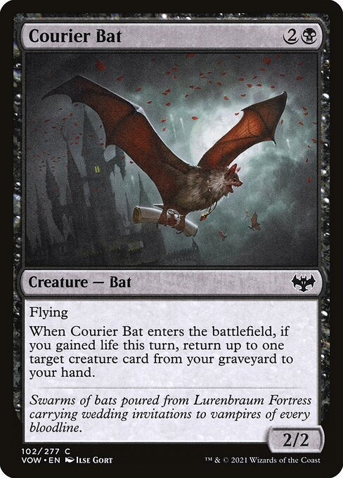 Courier Bat - Innistrad: Crimson Vow VOW - NM - 102 C