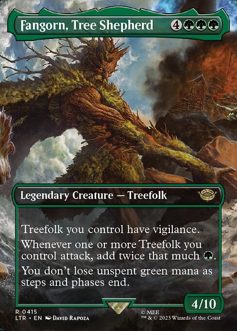 Fangorn, Tree Shepherd - The Lord of the Rings: Tales of Middle-earth LTR - NM - 0415 R (Borderless Foil)