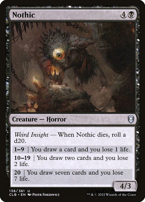 Nothic - Battle for Baldur's Gate CLB - NM - 138 U