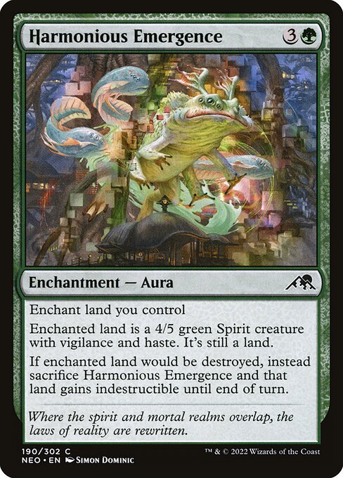 Harmonious Emergence - Kamigawa: Neon Dynasty NEO - NM - 190 C