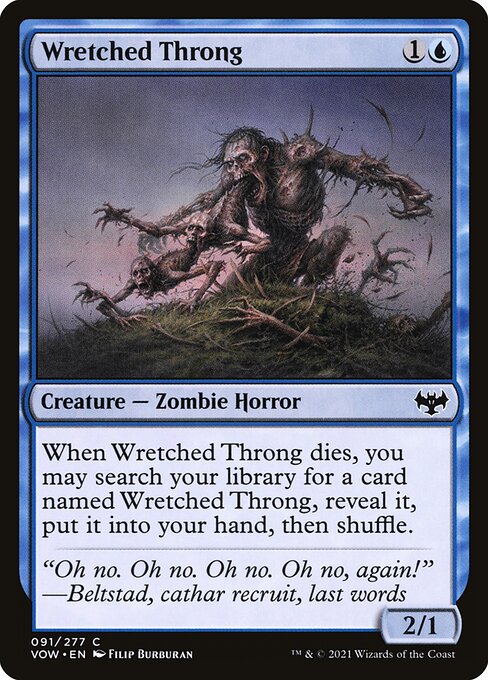 Wretched Throng - Innistrad: Crimson Vow VOW - NM - 091 C