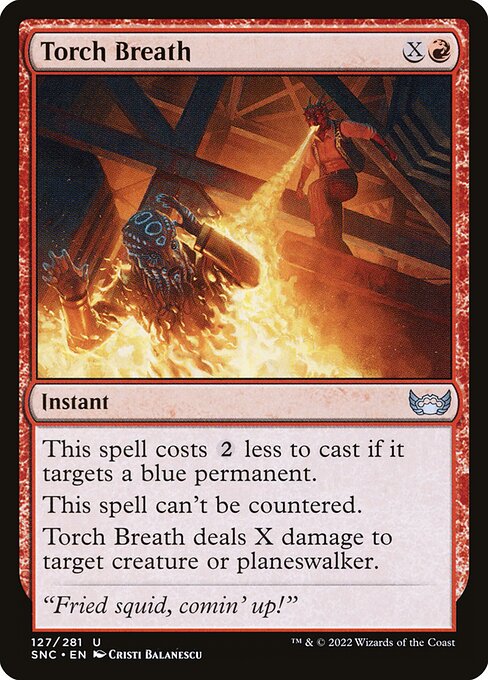 Torch Breath - Streets of New Capenna SNC - NM - 127 U