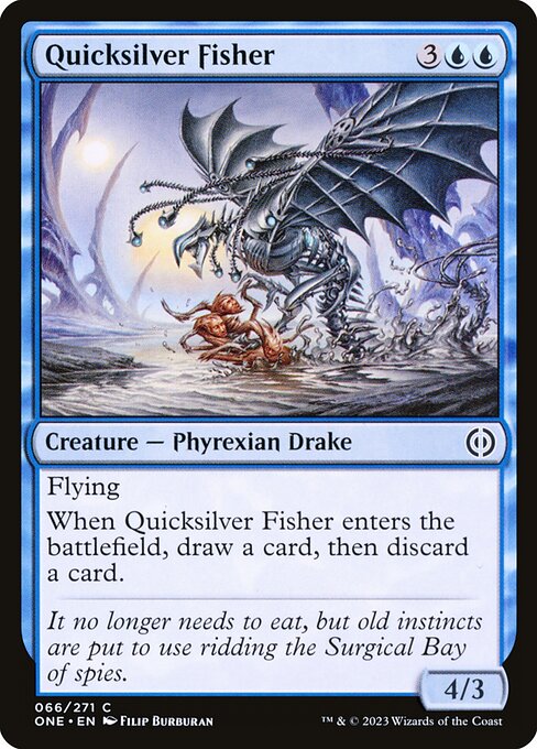 Quicksilver Fisher - Phyrexia: All Will Be One ONE - NM - 066 C