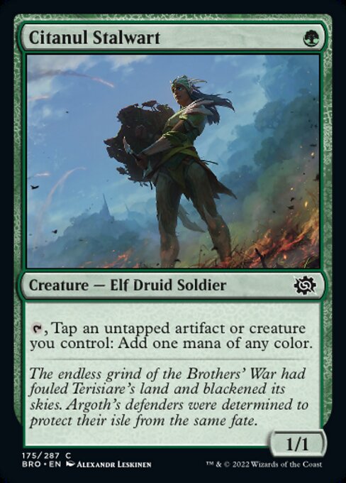 Citanul Stalwart - The Brothers' War BRO - NM - 175 C (Foil)