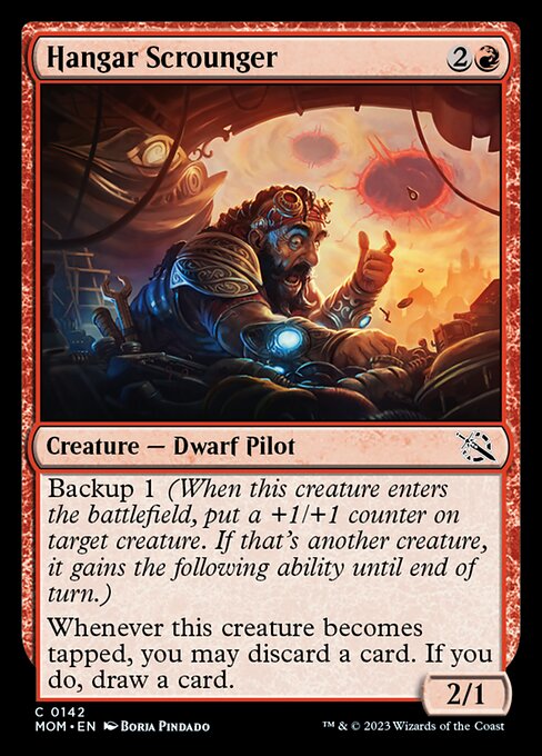 Hangar Scrounger - March of the Machine MOM - NM - 0142 C