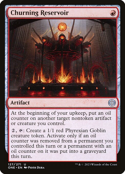 Churning Reservoir - Phyrexia: All Will Be One ONE - NM - 127 U