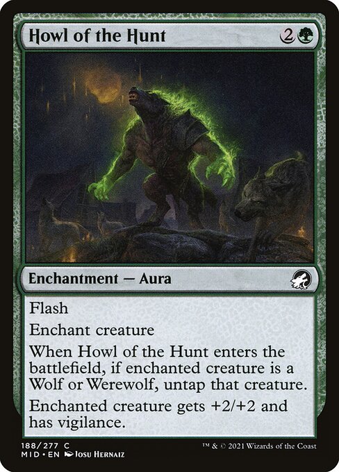 Howl of the Hunt - Innistrad: Midnight Hunt MID - NM - 188 C