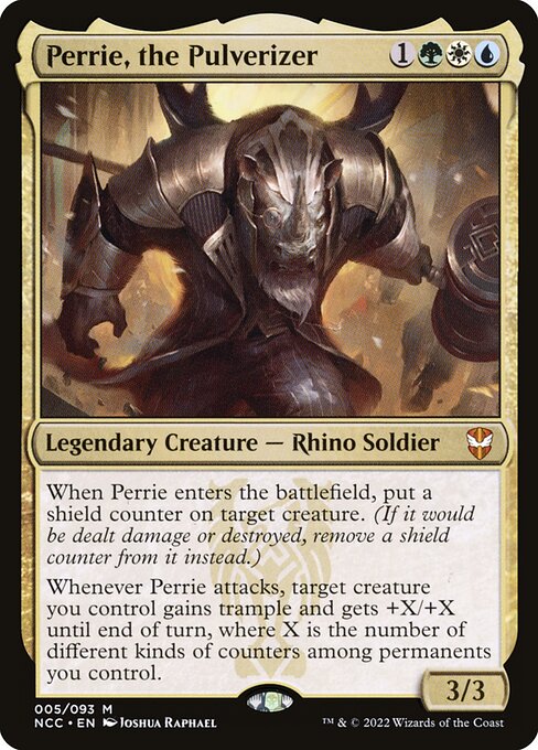 Perrie, the Pulverizer - New Capenna Commander NCC - NM - 005 M