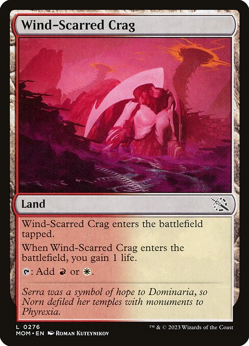 Wind-Scarred Crag - March of the Machine MOM - NM - 0276 L