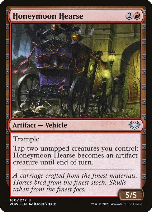 Honeymoon Hearse - Innistrad: Crimson Vow VOW - NM - 160 U