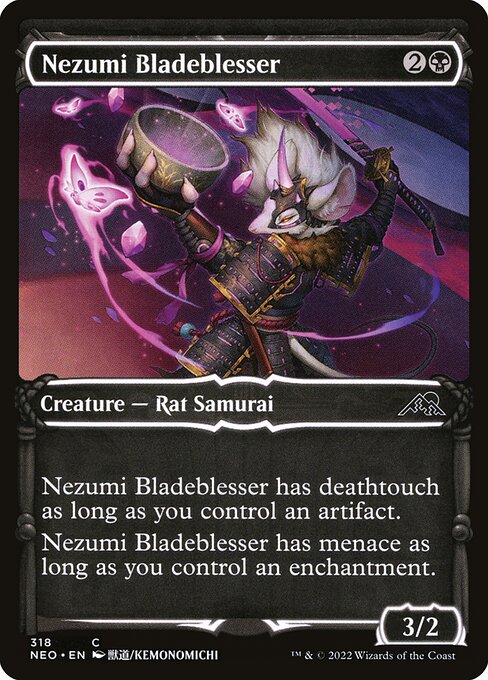 Nezumi Bladeblesser - Kamigawa: Neon Dynasty NEO - NM - 318 C (Showcase)