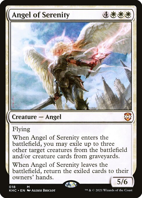 Angel of Serenity - Kaldheim Commander KHC - NM - 018 M