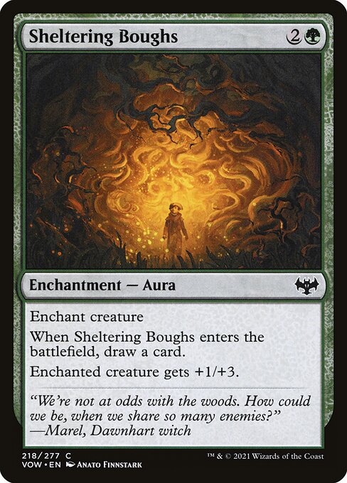 Sheltering Boughs - Innistrad: Crimson Vow VOW - NM - 218 C