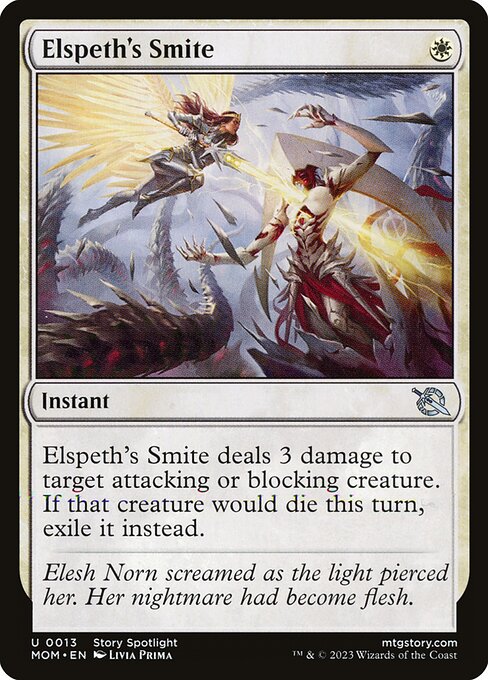 Elspeth's Smite - March of the Machine MOM - NM - 0013 U (Foil)