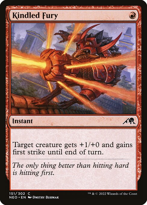 Kindled Fury - Kamigawa: Neon Dynasty NEO - NM - 151 C