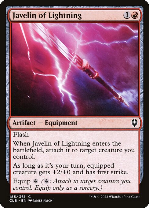 Javelin of Lightning - Battle for Baldur's Gate CLB - NM - 185 C