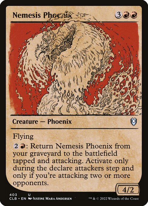 Nemesis Phoenix - Battle for Baldur's Gate CLB - NM - 403 U (Showcase)
