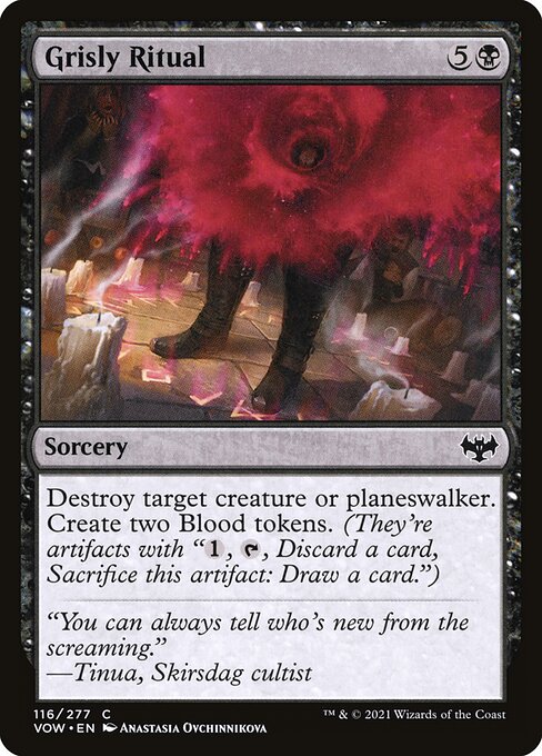 Grisly Ritual - Innistrad: Crimson Vow VOW - NM - 116 C