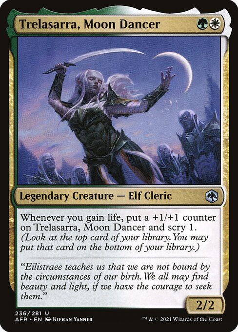 Trelasarra, Moon Dancer - Adventures in the Forgotten Realms AFR - NM - 236 U