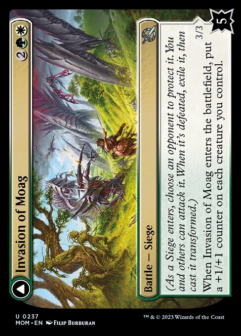 Invasion of Moag // Bloomwielder Dryads - March of the Machine MOM - NM - 0237 U