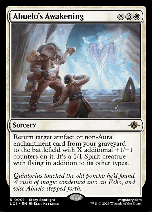 Abuelo's Awakening - The Lost Caverns of Ixalan LCI - NM - 0001 R