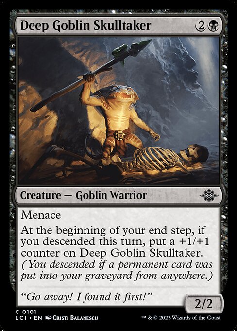 Deep Goblin Skulltaker - The Lost Caverns of Ixalan LCI - NM - 0101 C