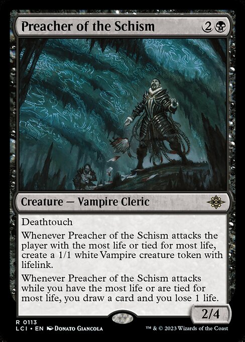 Preacher of the Schism - The Lost Caverns of Ixalan LCI - NM - 0113 R