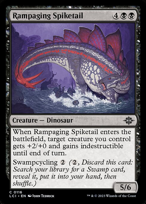 Rampaging Spiketail - The Lost Caverns of Ixalan LCI - NM - 0116 C