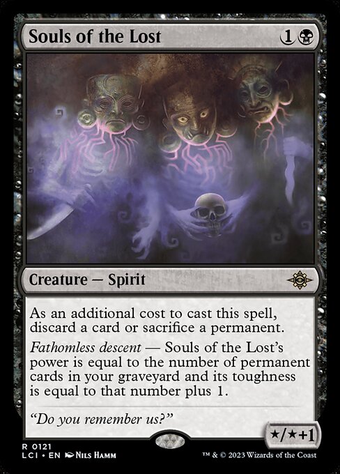 Souls of the Lost - The Lost Caverns of Ixalan LCI - NM - 0121 R