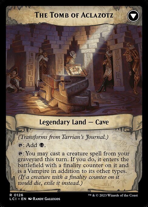 Tarrian's Journal - The Lost Caverns of Ixalan LCI - NM - 0126 R