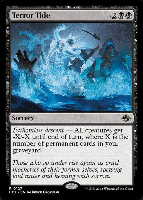 Terror Tide - The Lost Caverns of Ixalan LCI - NM - 0127 R