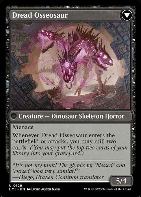 Visage of Dread - The Lost Caverns of Ixalan LCI - NM - 0129 U