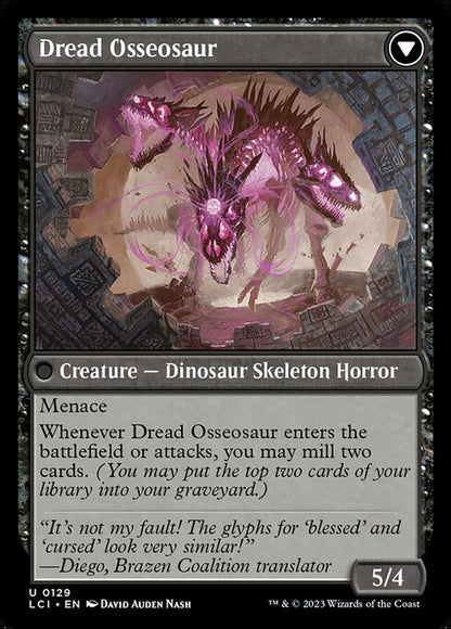 Visage of Dread - The Lost Caverns of Ixalan LCI - NM - 0129 U