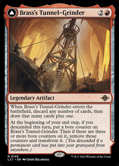 Brass's Tunnel-Grinder - The Lost Caverns of Ixalan LCI - NM - 0135 R