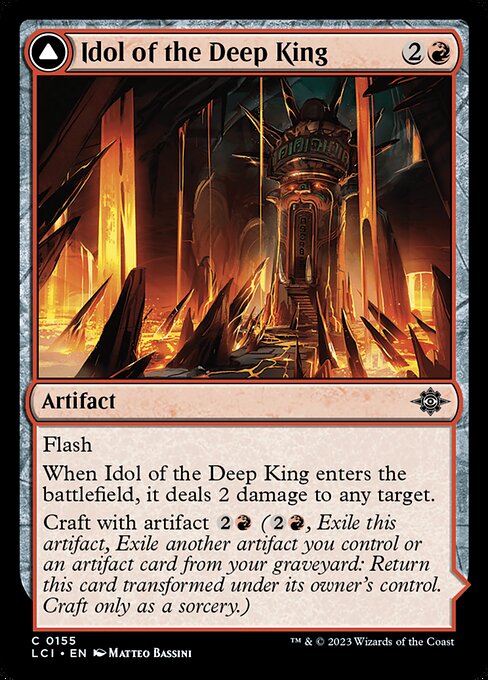 Idol of the Deep King - The Lost Caverns of Ixalan LCI - NM - 0155 C