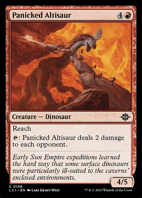 Panicked Altisaur - The Lost Caverns of Ixalan LCI - NM - 0159 C