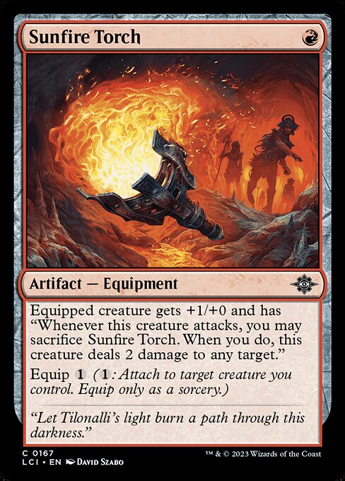 Sunfire Torch - The Lost Caverns of Ixalan LCI - NM - 0167 C