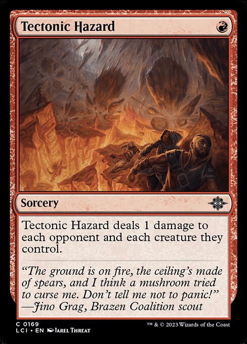 Tectonic Hazard - The Lost Caverns of Ixalan LCI - NM - 0169 C