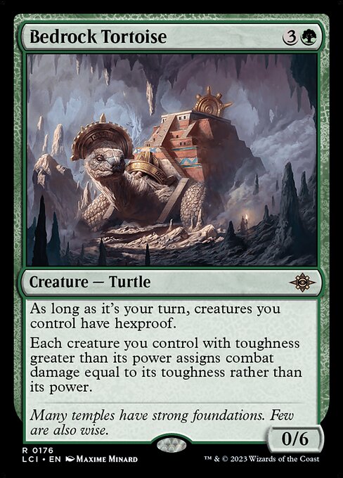 Bedrock Tortoise - The Lost Caverns of Ixalan LCI - NM - 0176 R