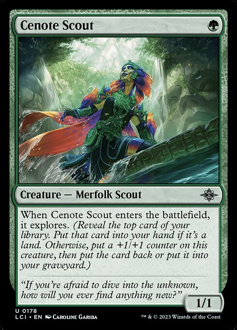 Cenote Scout - The Lost Caverns of Ixalan LCI - NM - 0178 U