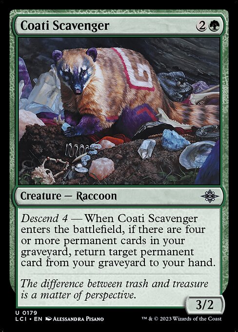 Coati Scavenger - The Lost Caverns of Ixalan LCI - NM - 0179 U