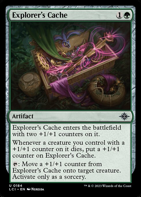 Explorer's Cache - The Lost Caverns of Ixalan LCI - NM - 0184 U (Foil)