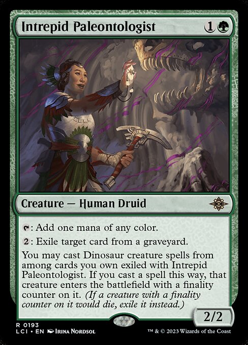 Intrepid Paleontologist - The Lost Caverns of Ixalan LCI - NM - 0193 R