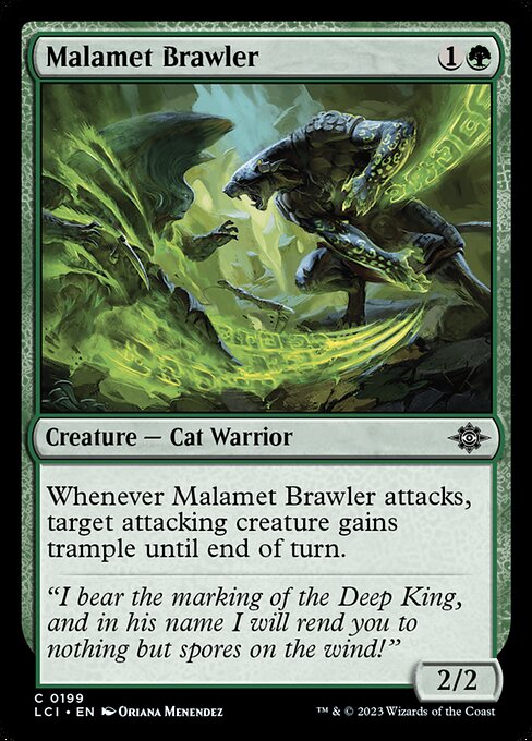 Malamet Brawler - The Lost Caverns of Ixalan LCI - NM - 0199 C