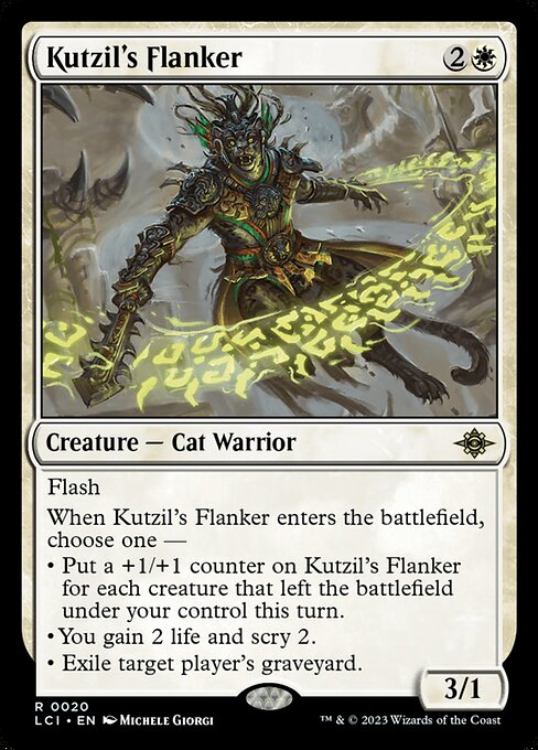 Kutzil's Flanker - The Lost Caverns of Ixalan LCI - NM - 0020 R (Foil)